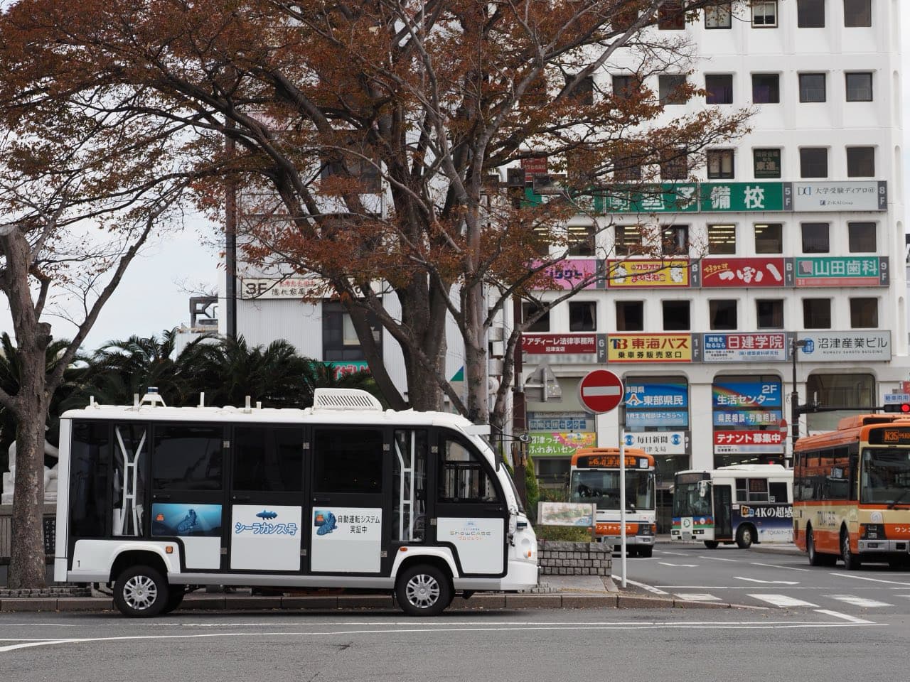 2023年に行われた自動運転バスの実証実験