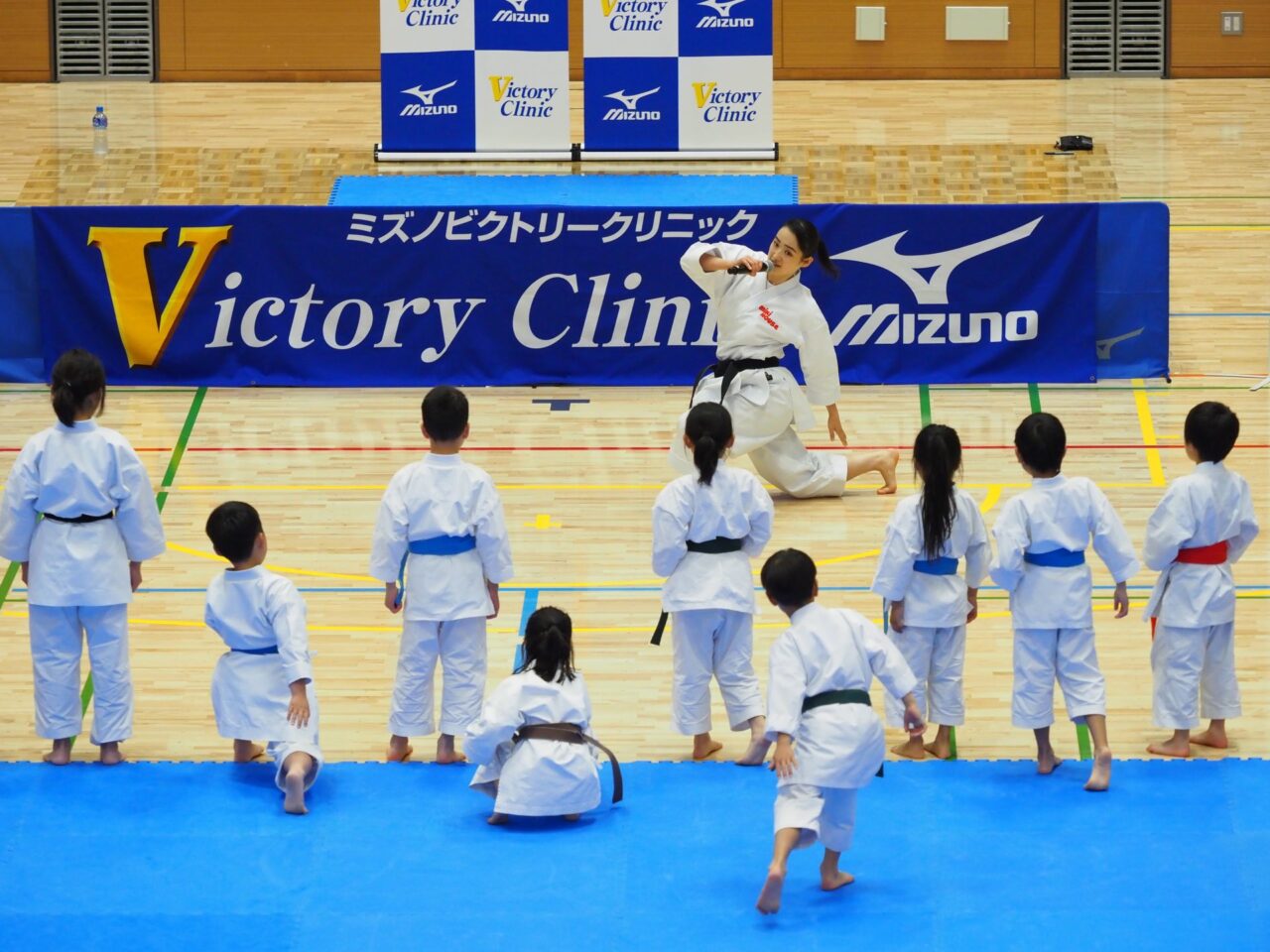 ミズノスポーツクリニック 清水希容 香陵アリーナ