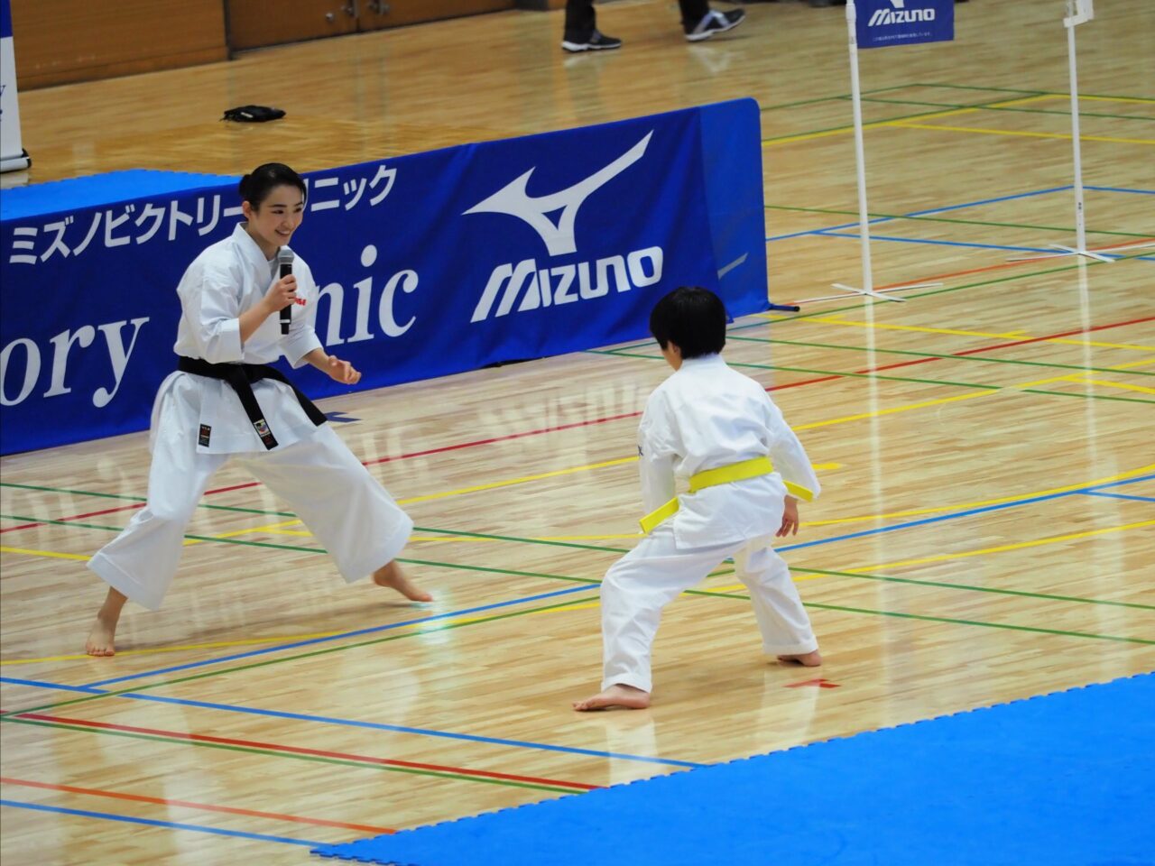 ミズノスポーツクリニック 清水希容 香陵アリーナ