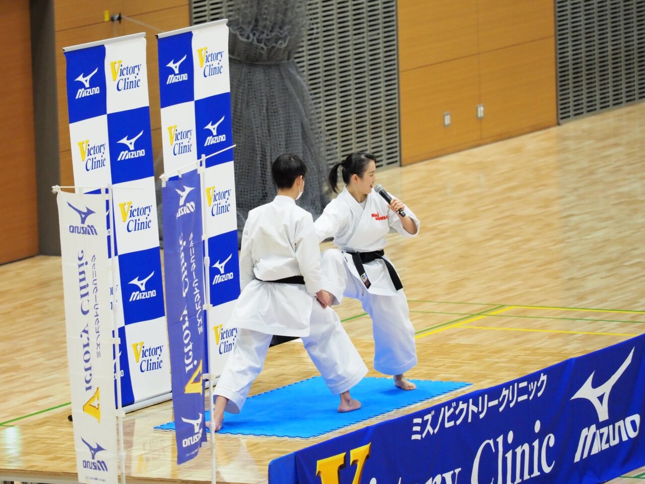 ミズノスポーツクリニック 清水希容 香陵アリーナ