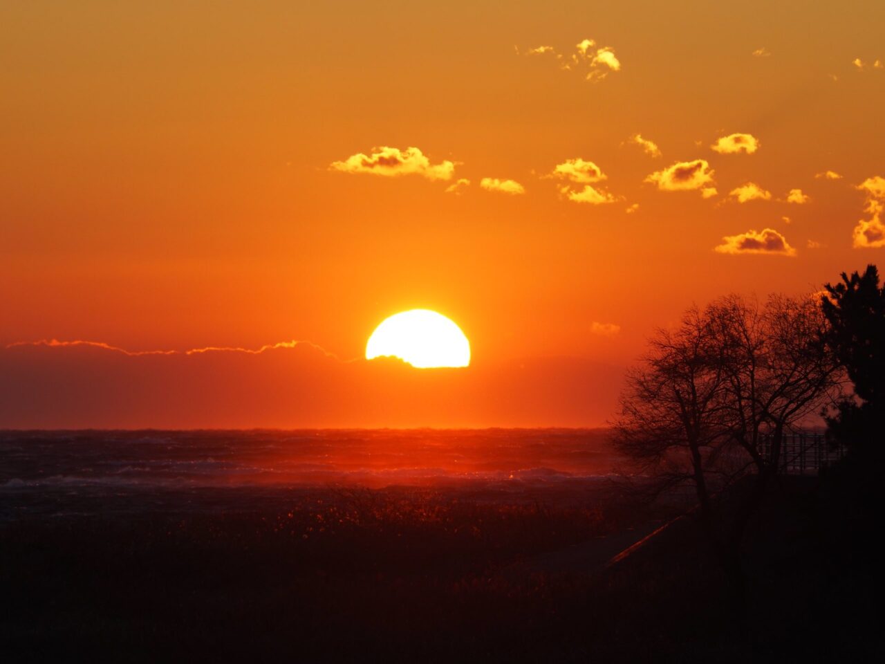 沼津からの夕日