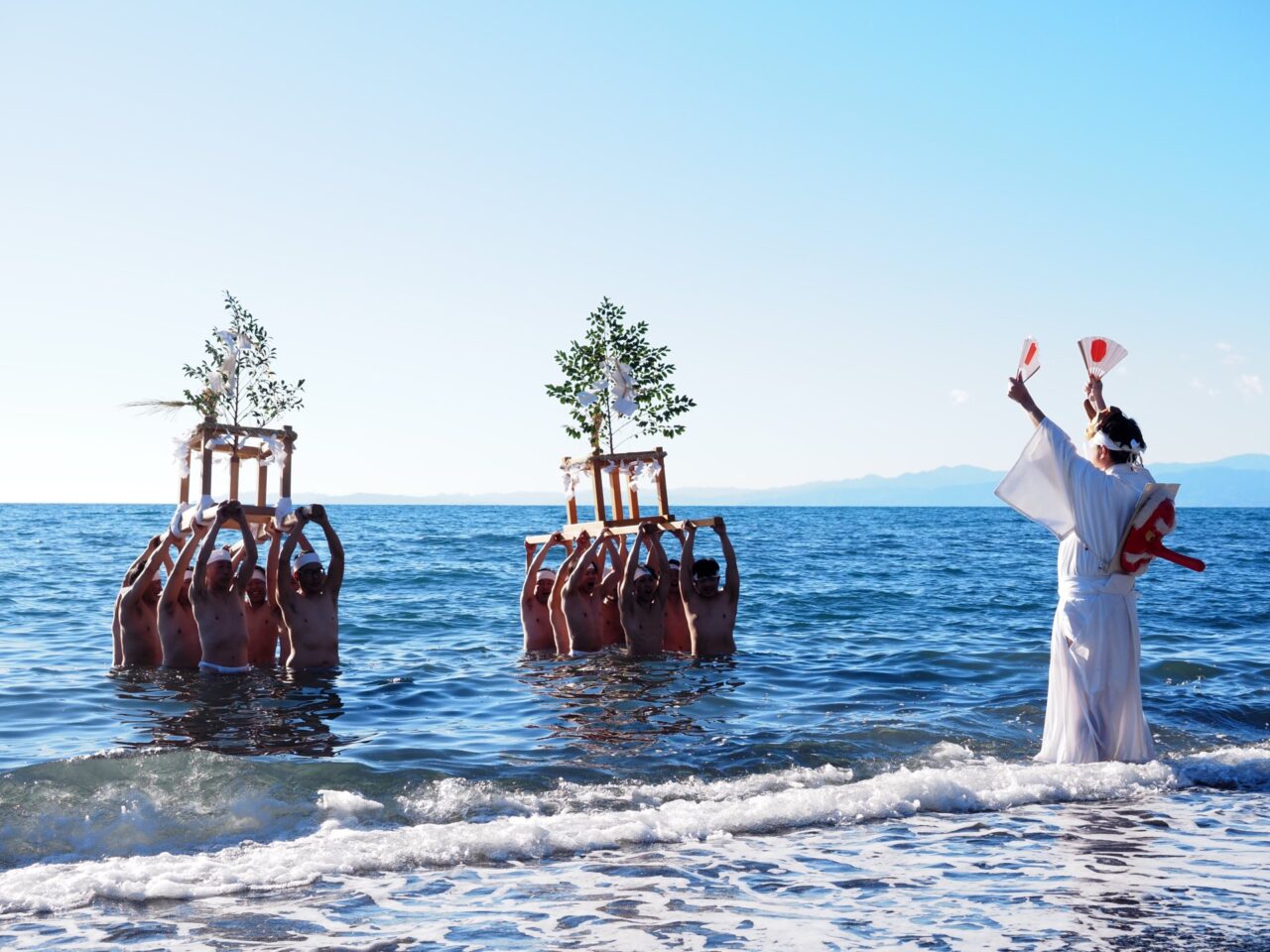 厳冬海中みそぎ祭り