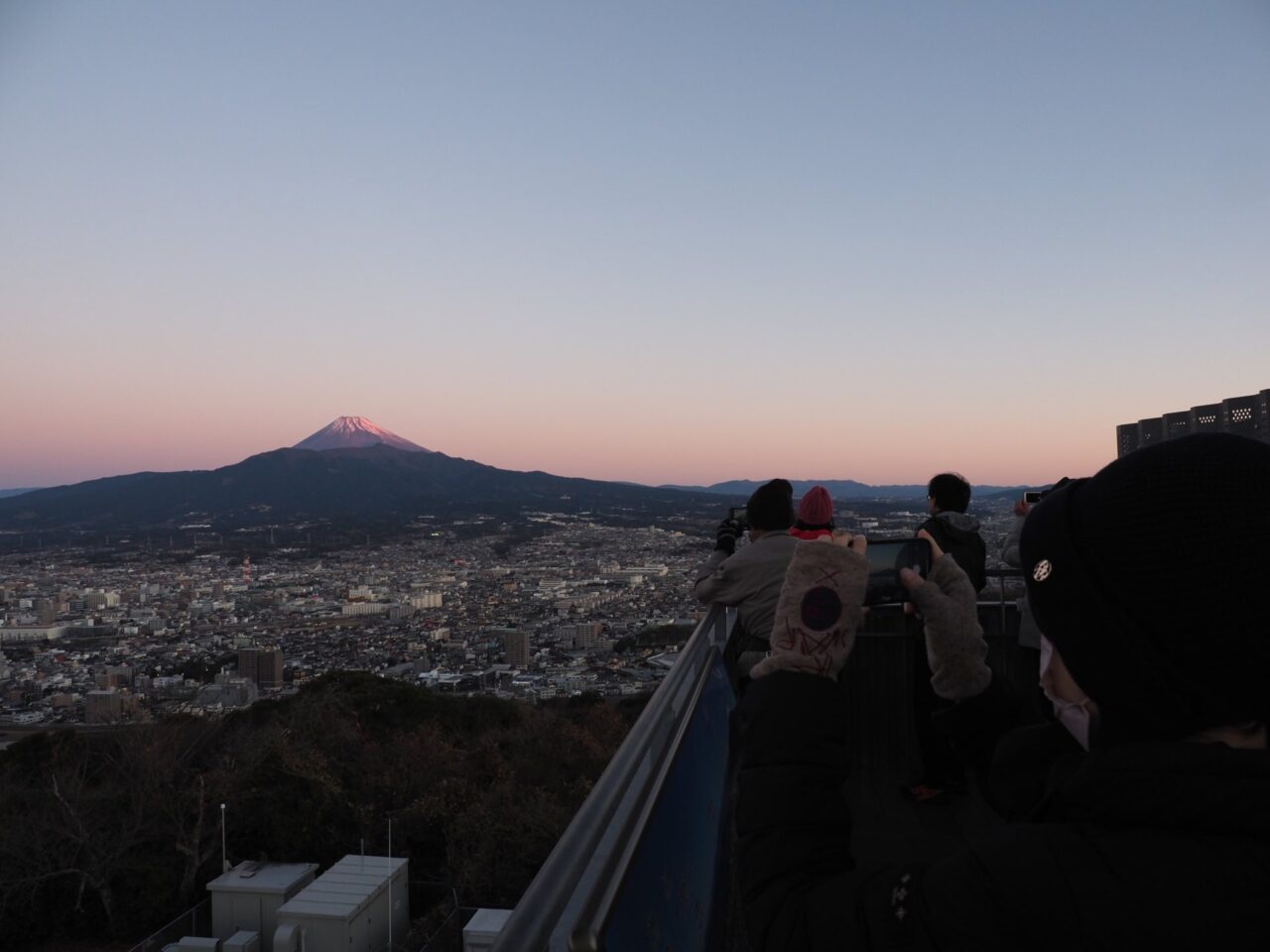 香貫山からの初日の出