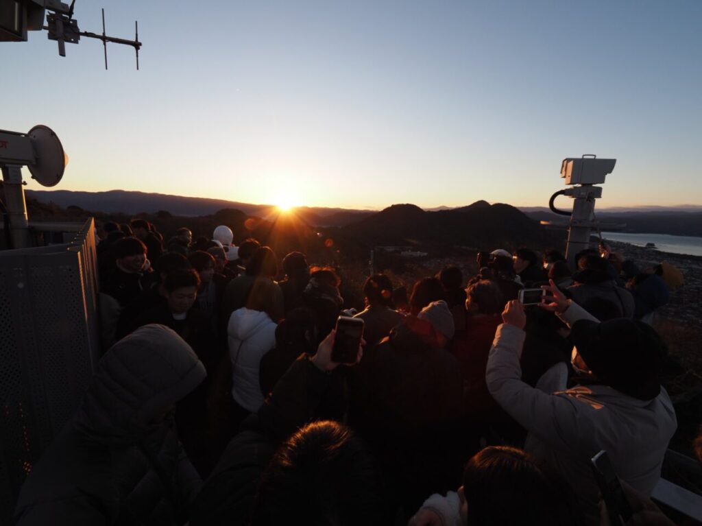 香貫山からの初日の出