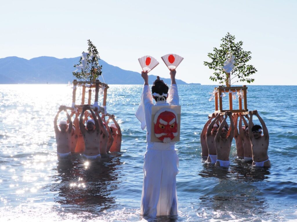厳冬海中みそぎ祭り