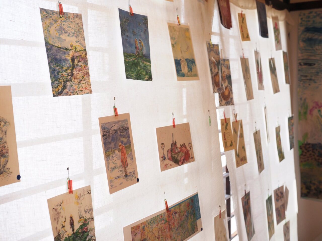 若林鮎 個展「みづから ひらく」