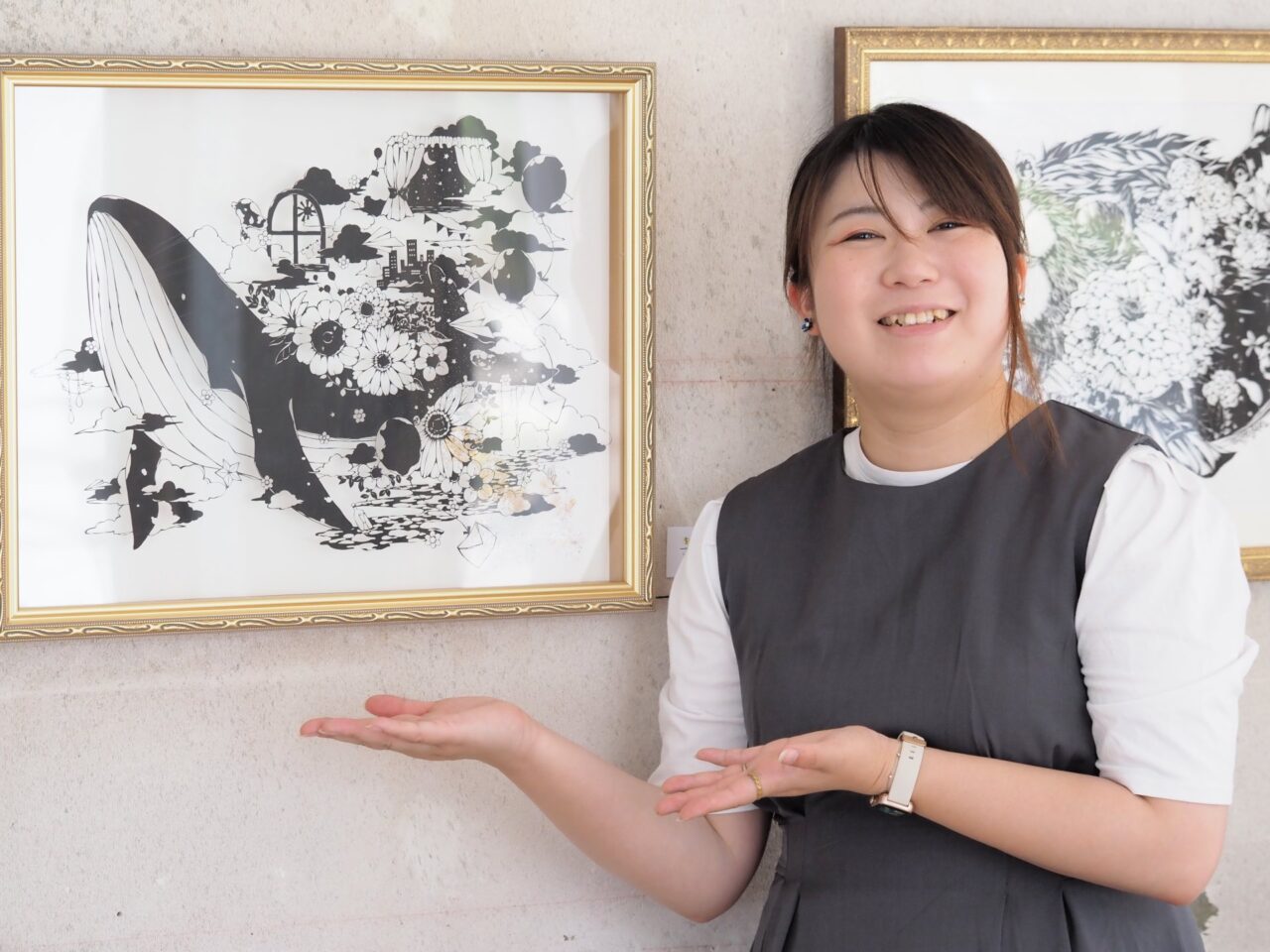 瑛美個展「紙の吐息」
