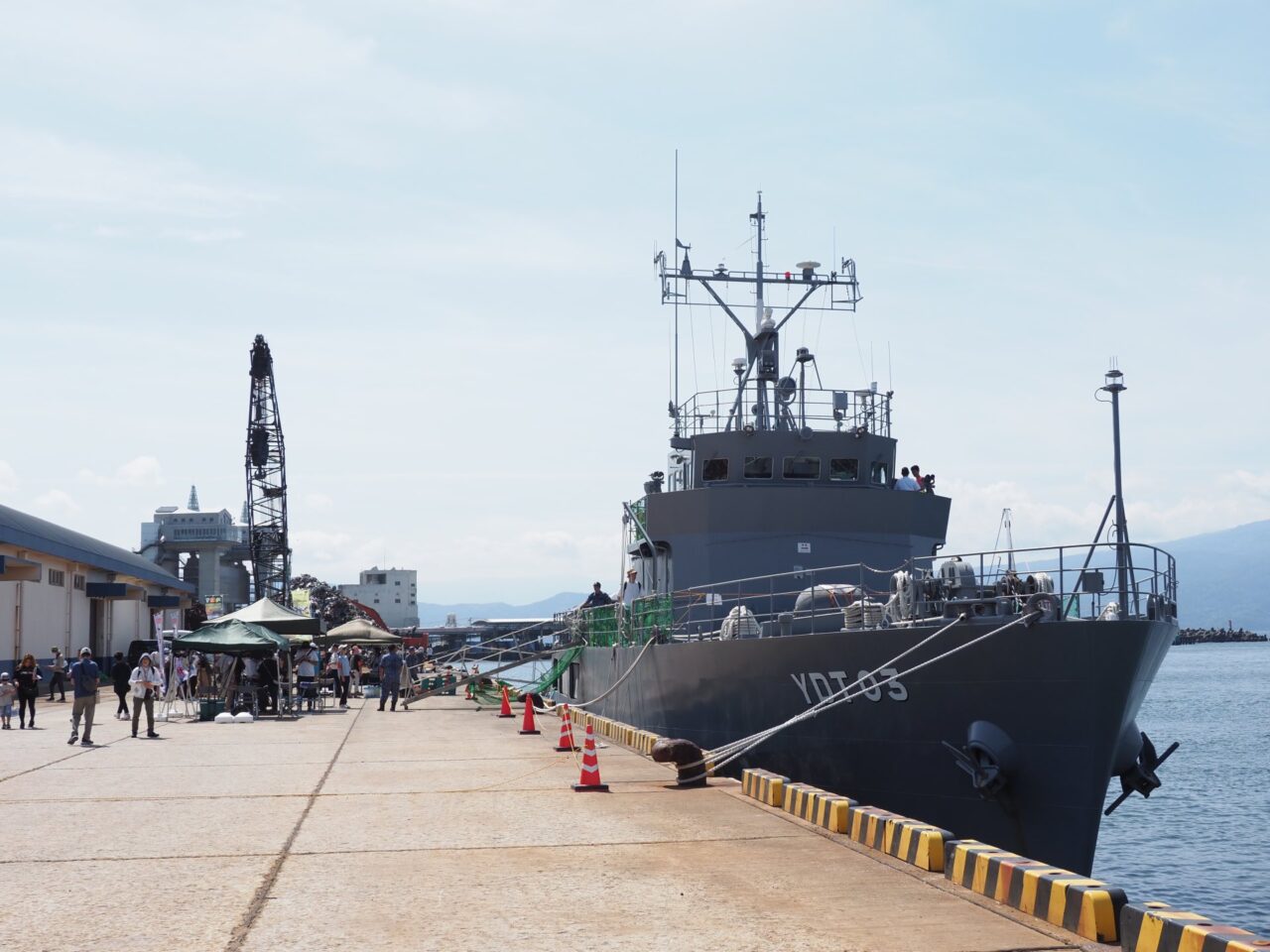 海上自衛隊水中処分母船3号一般公開