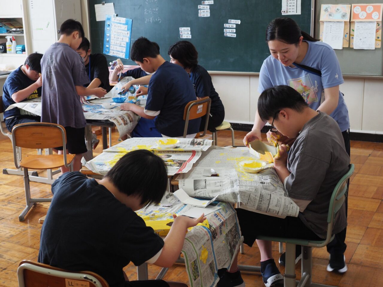 みらーとワークショップ  静岡県立沼津特別支援学校「リサイクルアート」