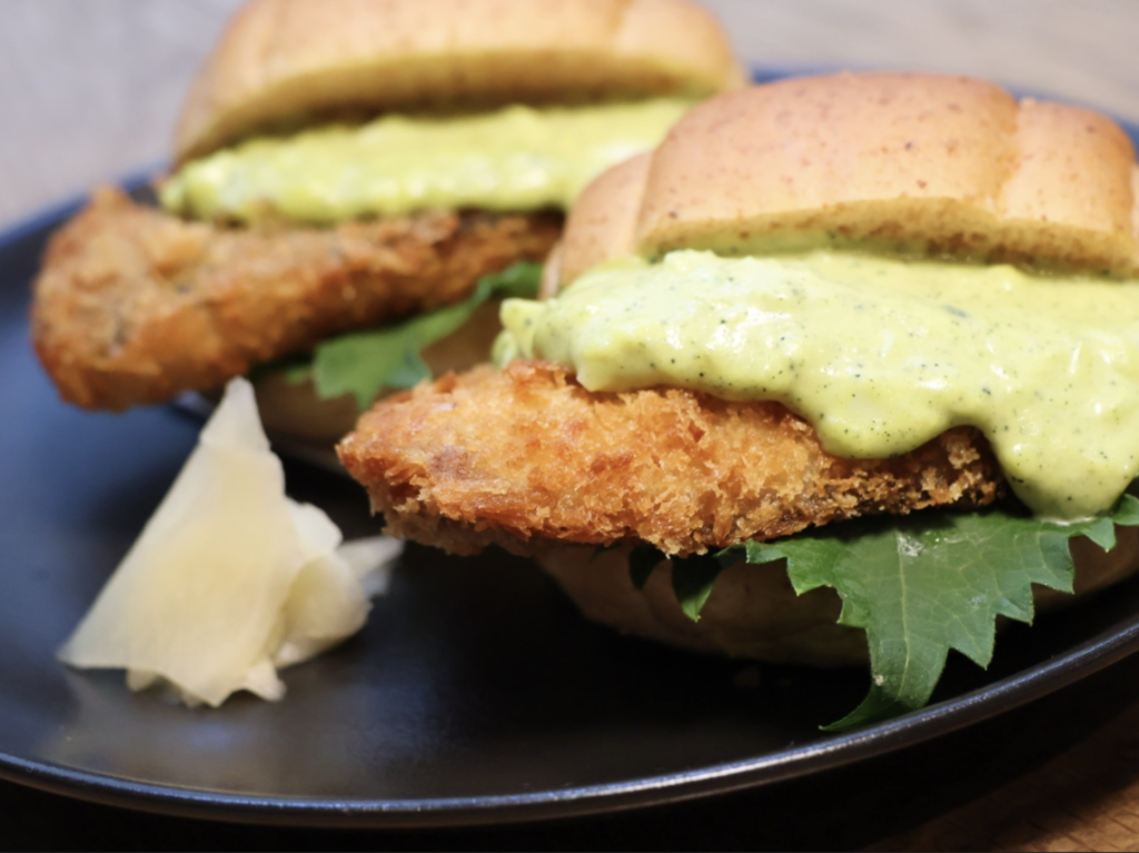 「沼津かねはち」が販売を予定しているあじたるサンド