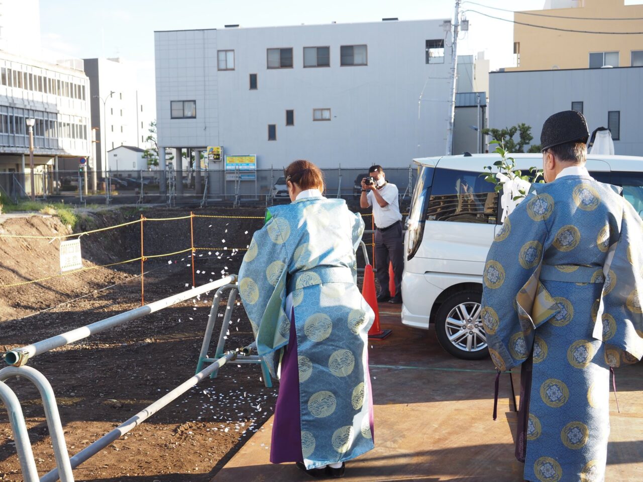 町方町・通横町第一地区第一種市街地再開発事業 施設建築物新築工事 起工式
