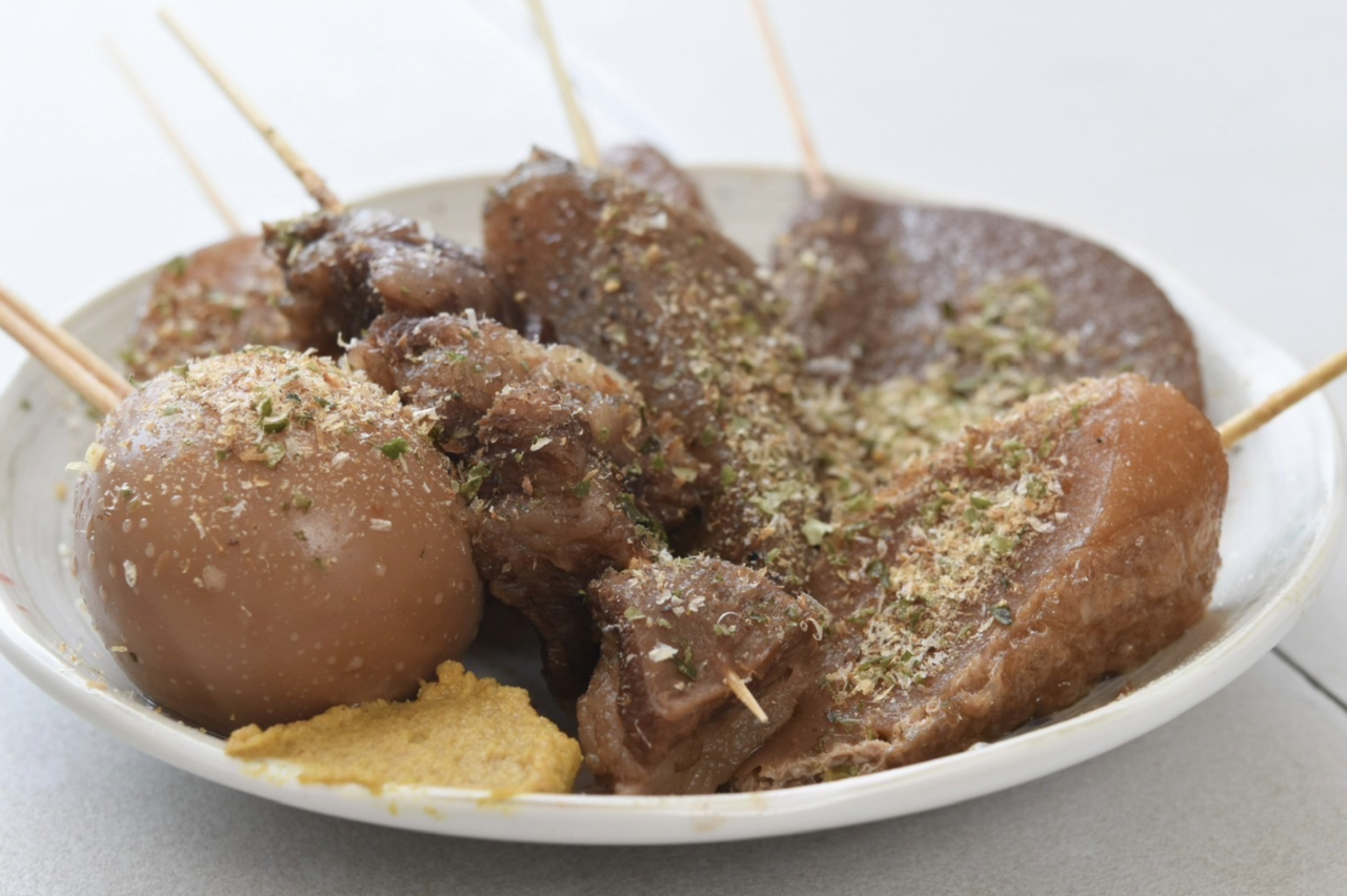 港食堂が冬季限定で提供する静岡おでん